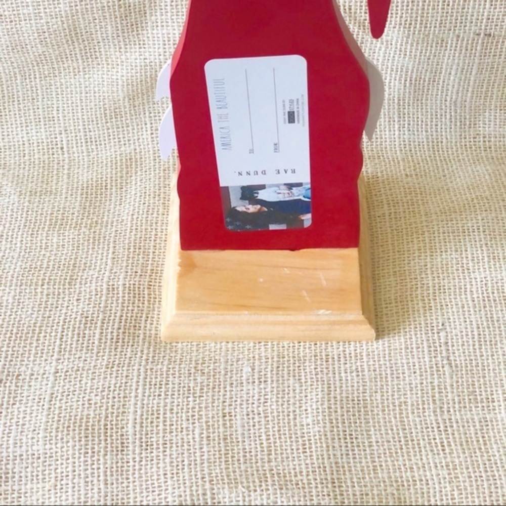 Rae Dunn Patriotic Gnome Red White Blue Wood Shelf Decor 4th July Memorial Day - Picture 7 of 9
